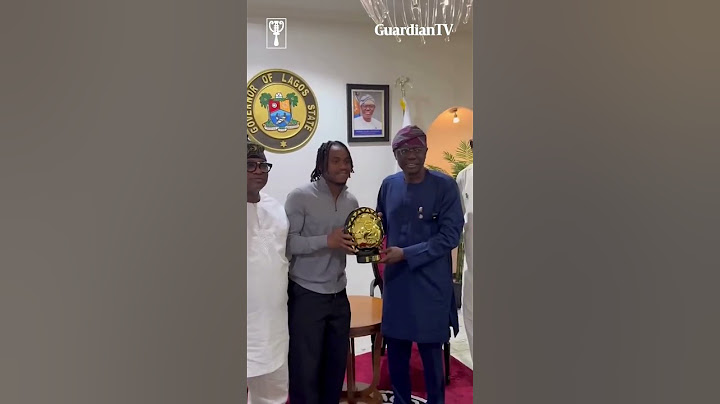 CAF Player of the Year Ademola Lookman meets Sanwoolu and Tinubu