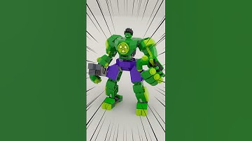 LEGO 76241 Hulk Mech Armor Satisfying Speed Build#lego #robot #mecha
