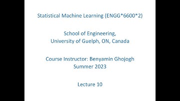 Statistical Machine Learning |S23| Lecture 10: UMAP, Hidden Markov Model (HMM), Baum-Welch Algorithm