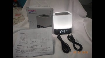 Alisten Bluetooth Speaker, LED Lamp, Alarm Clock