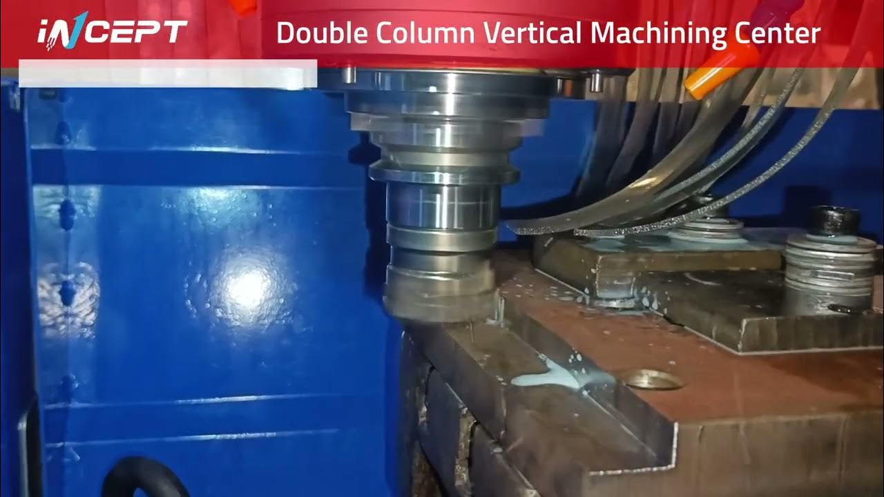 Side Face Cut without Coolant on INCEPT Double Column VMC YouTube