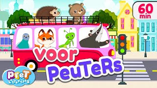 Voertuigen, Dierengeluiden, Boerderijdieren \u0026 meer Pretlettertjes Kinderfilmpjes