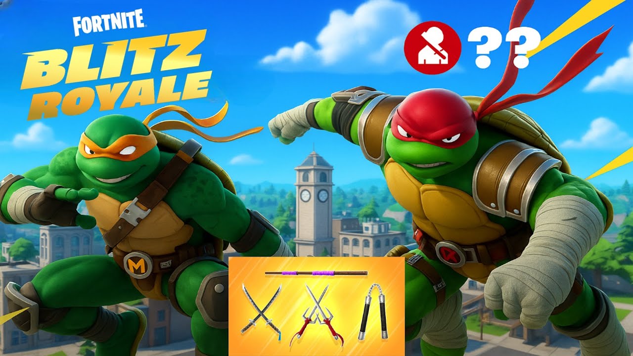 NEW Fortnite TMNT Melee Mayhem! 🐢 (Blitz Royale Update)