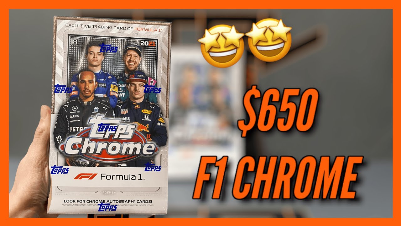 $650 FORMULA 1 TOPPS CHROME 2021 HOBBY BOX OPENING! (PRODUCT 