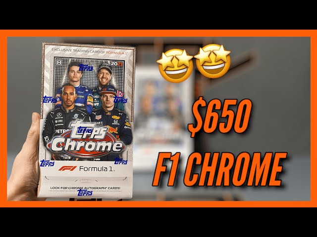 $650 FORMULA 1 TOPPS CHROME 2021 HOBBY BOX OPENING! (PRODUCT