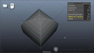 Learn Autodesk Maya 3D Bevel
