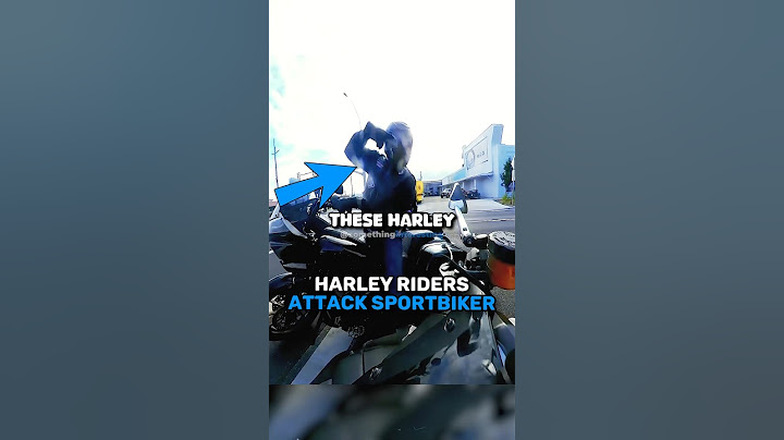 Harley Riders Try To Knock Me Off My Bike! @InteractiveIdea