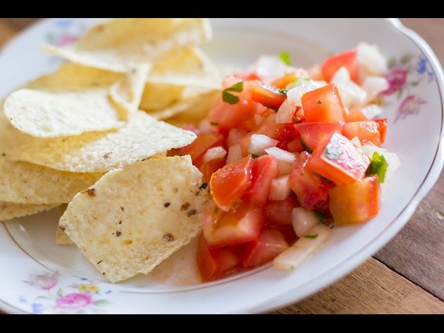 Pico de gallo - Receta MEXICANA (VÍDEO)