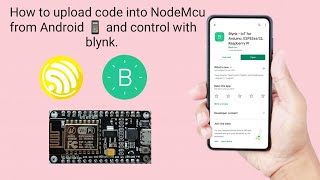 How to upload code into NodeMcu from Android📱 and control with blynk. screenshot 1