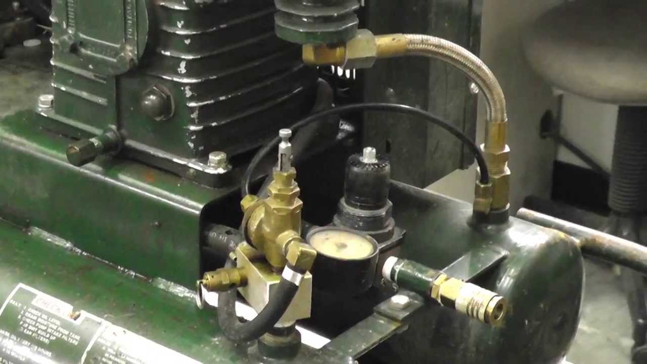 Gas Powered Air Compressor Basics - YouTube stage two pressure switch wiring diagram 