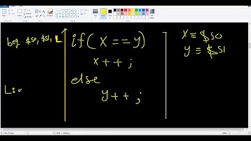 if - else statements in assembly