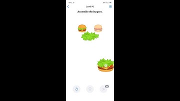 Easy Game - Brain Test Level 96 Assemble the burgers?