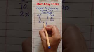 Convert Decimals into Percentage | 0.2 & 0.06 Easy Method 📊
