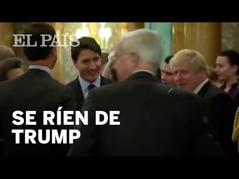 OTAN | Graban a TRUDEAU, MACRON Y JOHNSON riéndose de TRUMP