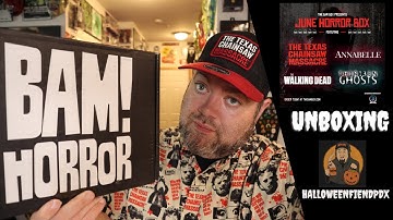 BAM! Horror June 2021 Unboxing #bamhorror