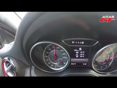 Mercedes A45 AMG Acceleration 2016  تسارع مرسيدس ايه 45 ايه ام جي