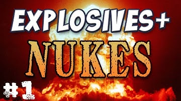 Minecraft - Napalm & Nukes - Explosives+ Mod Part 1