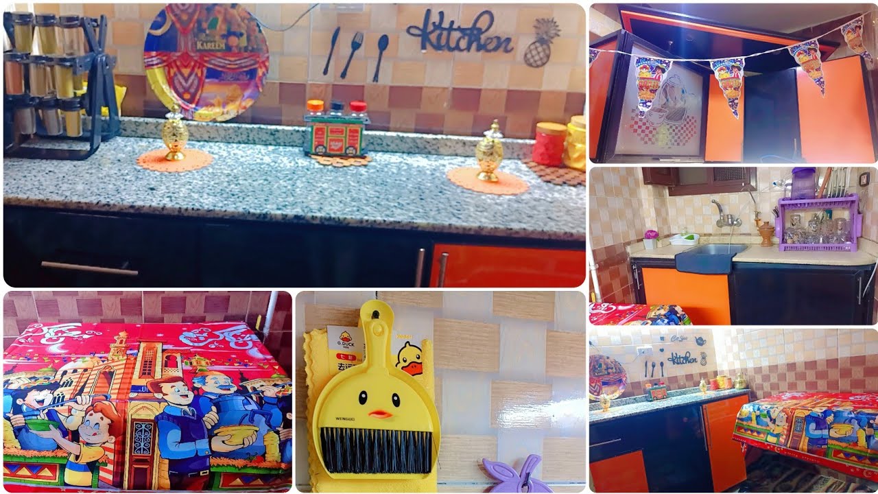 مطبخي نور بفرش وزينه رمضان2026🌜منتهي البهجة والسعادة 🥰