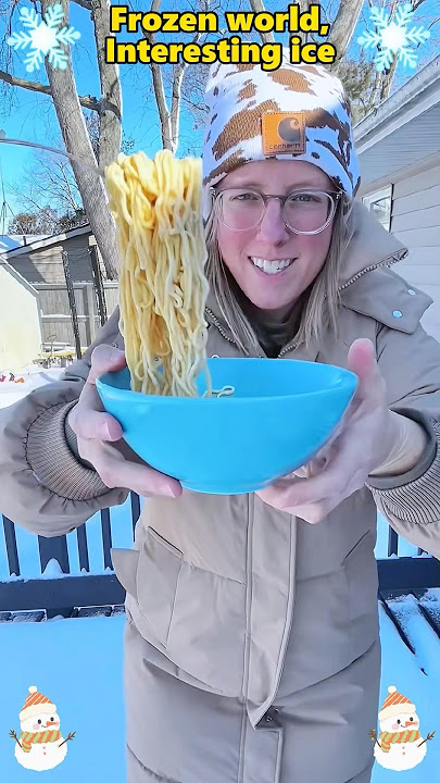 Frozen world,interesting ice #funny #funnyvideo