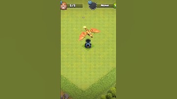 GOBLIN DRAGON TOWER UPGRADE     level 1 to max in just 5 sec! #coc #shorts