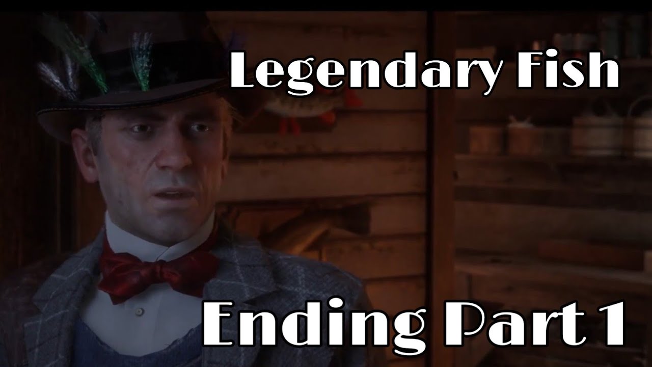 Red Dead Redemption 2 / Legendary Fish Ending(Jeremy Gill) Huge Catfish ...