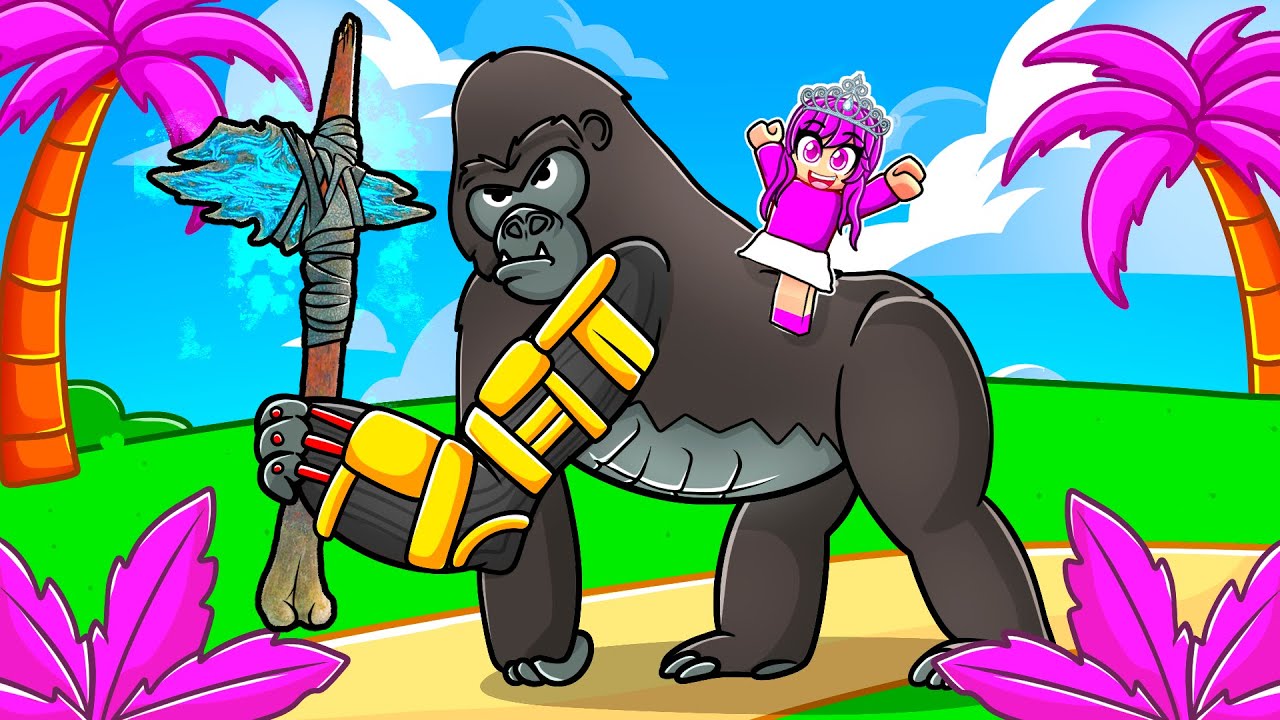 Playing as a PROTECTIVE KONG in Roblox Creatures of Sonaria!
