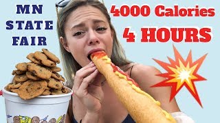 2018 MN State Fair Food Calorie Challenge + Mukbang!