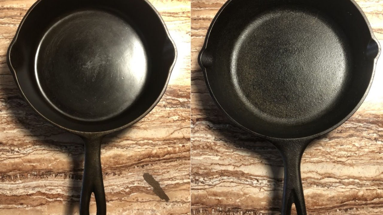 How to Make a Modern Cast-Iron Pan Smooth Like Antique Cookware