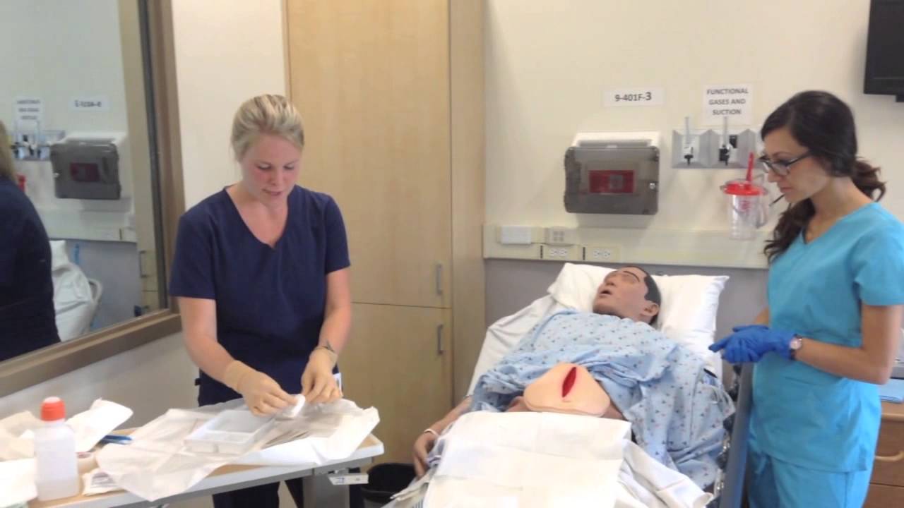 How to Change a Wound Dressing YouTube