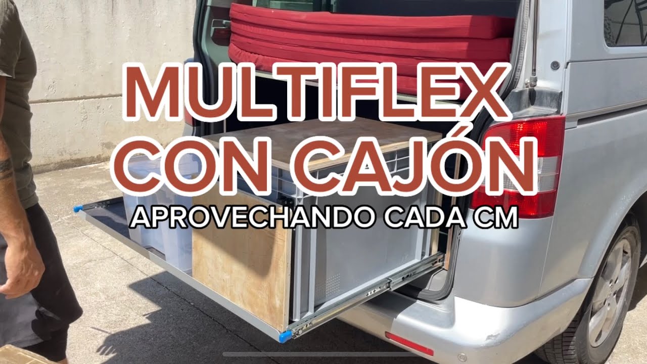 Cama Multiflex para Volkswagen T5 - DIY sin homologación necesaria