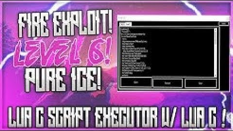 [OMFG] ✅ FIRE ROBLOX HACK/EXPLOIT!✅ | PURE ICE ! | LEVEL 6 LUA C SCRIPT EXE W/ GOD CMDS (`Pached!)