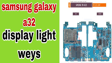 samsung galaxy A32 display light problem solution// display light all track