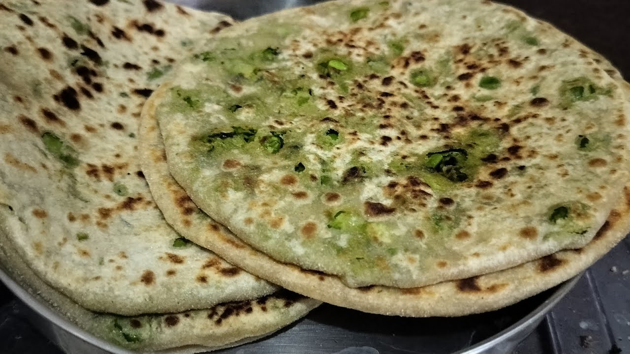 आज देसी रसोई में बनेगी हरी मटर के पराठे