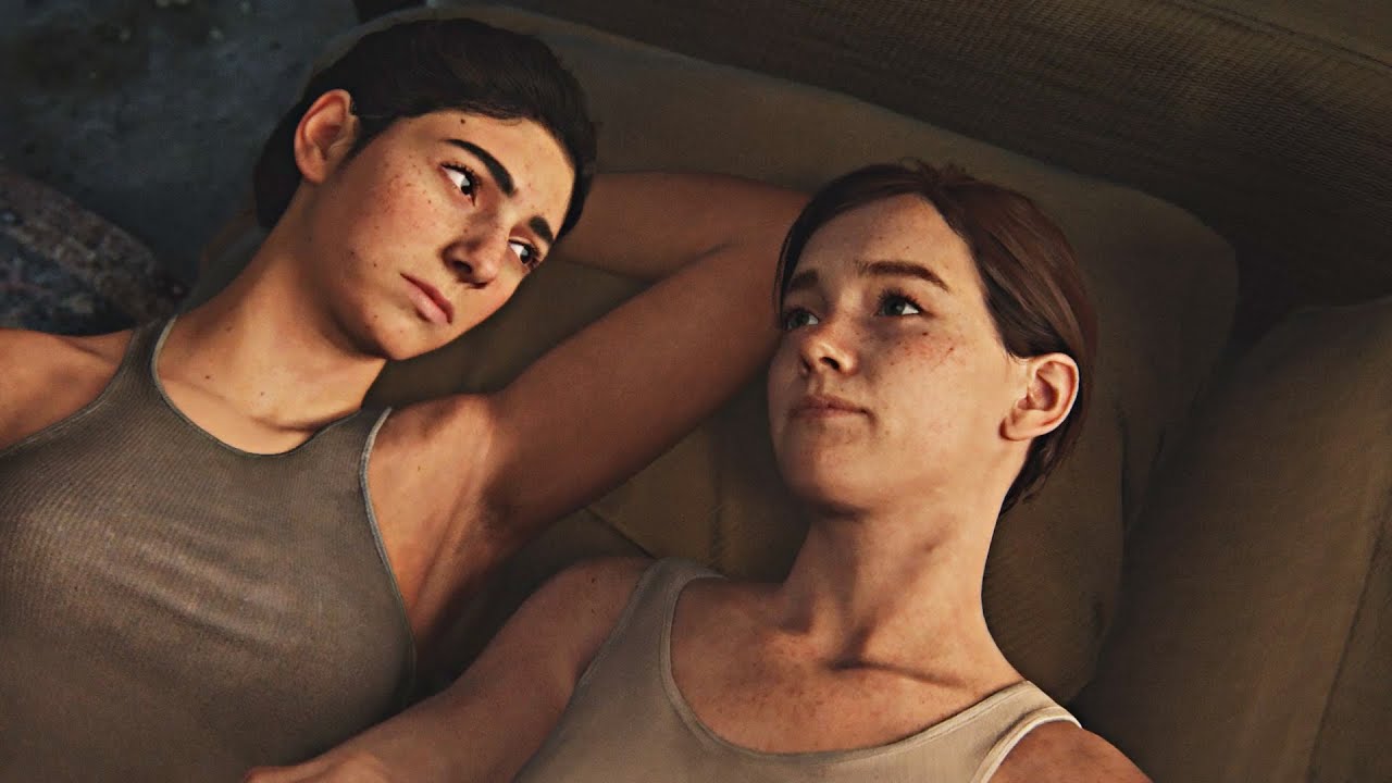 The Last Of Us Part 2 Ellie And Dina Make Love Romance Scene Youtube