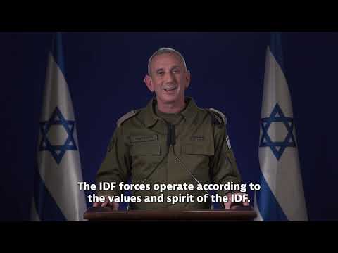 A Special Message from IDF Spokesperson RAdm. Daniel Hagari on the IDF Values and Code of Conduct