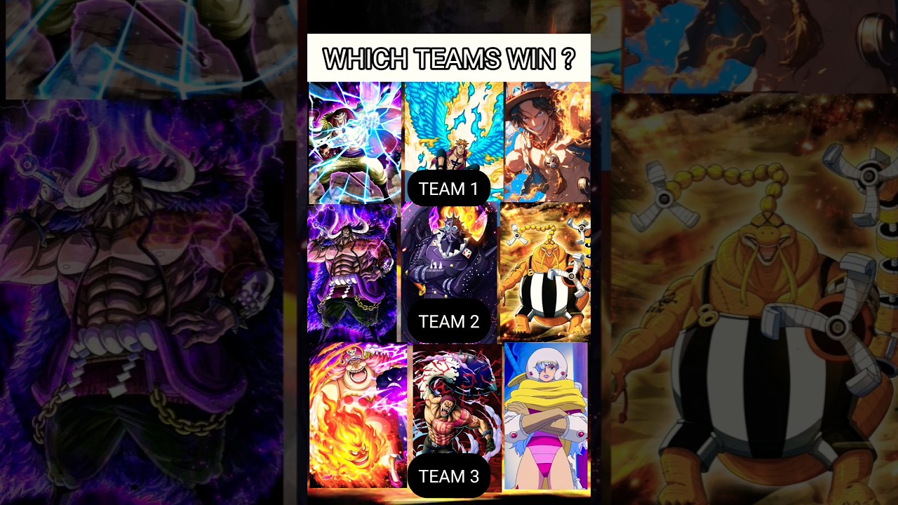 Whitebeard Pirates vs Beast Pirates vs Big Mom Pirates 🔥 Who Wins This War?! 💥