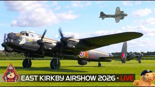 LIVE SPECIAL EAST KIRKBY AIRSHOW 20256MOSQUITO & LANCASTER JUST JANE TAXY RUNS + DISPLAYS • 01.08.26