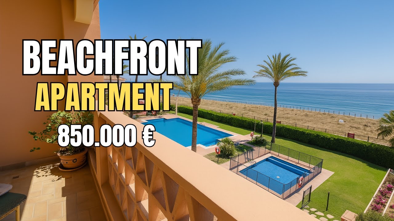 The ULTIMATE beachfront apartment in Casares Costa!