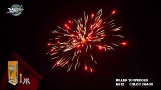 M832 KILLER TORPEDOES 7 CANISTER SHELLS by Miracle Firewowks