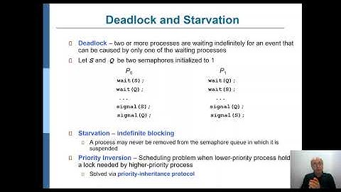 CMPE322 (Operating Systems): Ch5, Part 6 - Deadlocks, Producer/Consumer, Reader/Writer, Dining Phil.