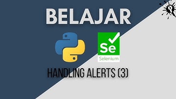 Handling Alerts with Prompt (3) | Belajar Selenium Python Bahasa Indonesia