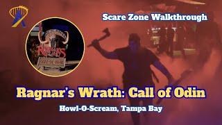 Ragnar's Wrath: Call of Odin Scare Zone | Howl-O-Scream Tampa Bay 🪓