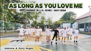 As Long As you Love Me - Line Dance - Choreo:W.L.D. (KOR) - May 2024