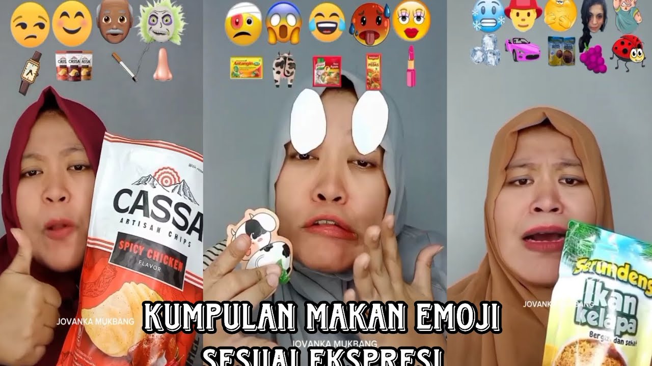 kumpulan makan emoji ekspresi 