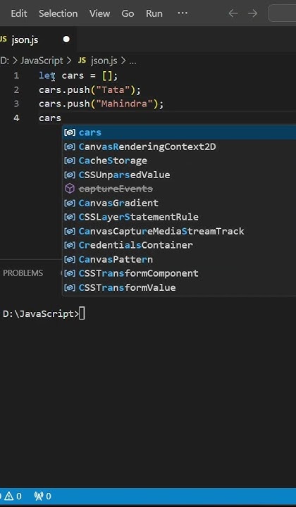 How to convert JavaScript array to JSON string, explained with example ... image.
