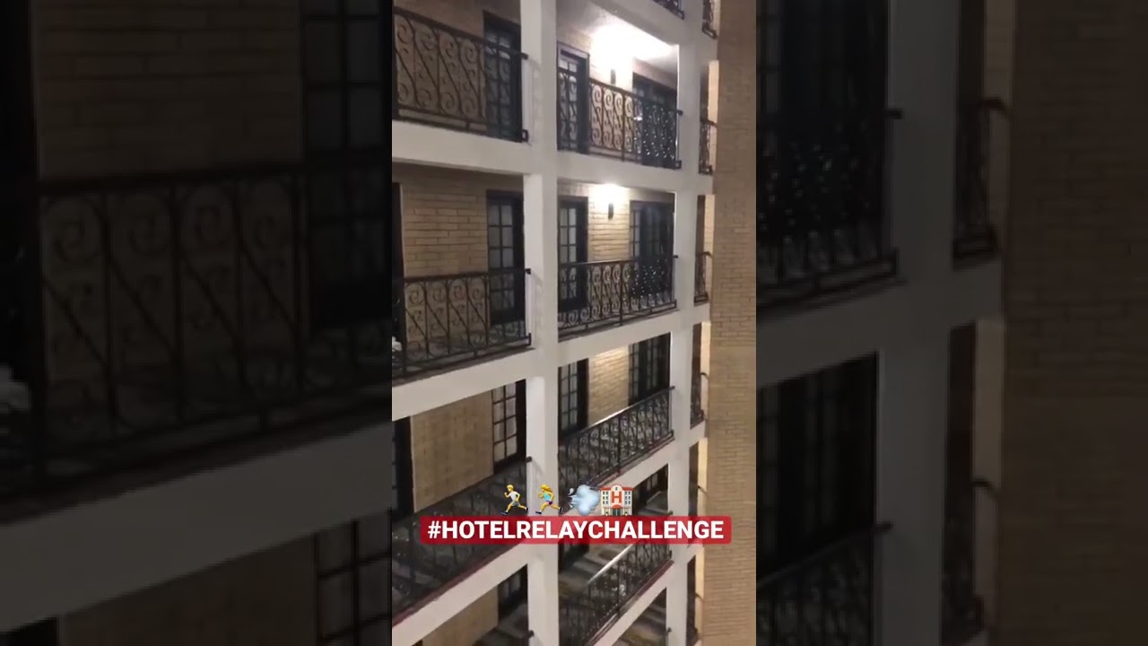 Antwuane Johnson and his McKinney (TX) track teammates took on the hotel relay challenge. 🔥 #shorts