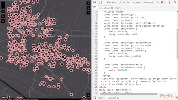 Building ArcGIS Cross-Platform Applications with JavaScript : Widgets and Accessor | packtpub.com