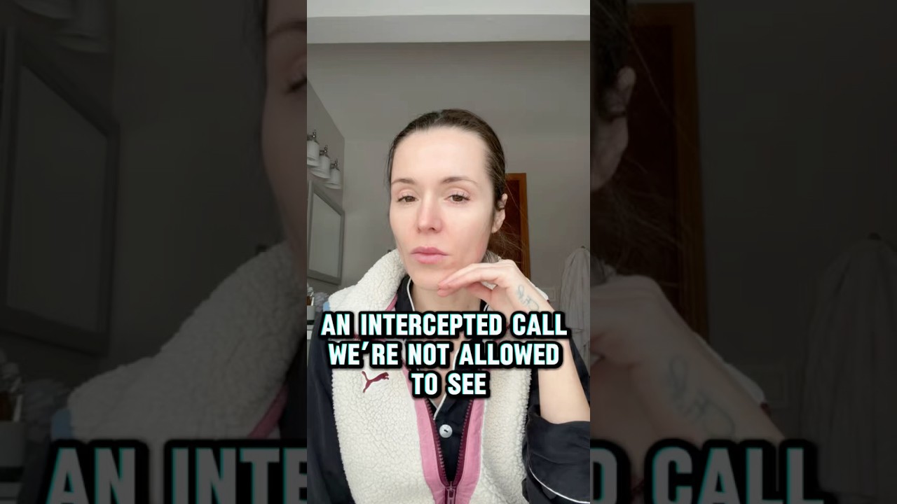 Перехваченный телефонный разговор, который нам не разрешено видеть 