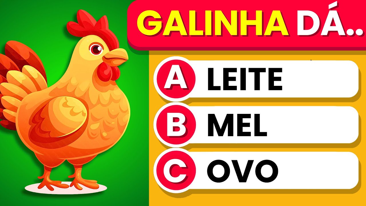 Quão bom é o seu CONHECIMENTO GERAL? 🧠 Quiz de Escola Primária