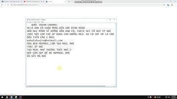 HƯỚNG DẪN CHECK ACC CỔ NOTCHECKPOIN 2019